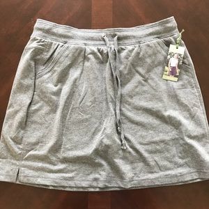 NWT Green Tea Gray Skort